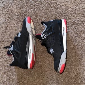 I’m selling some air Jordan four bred. I have no box